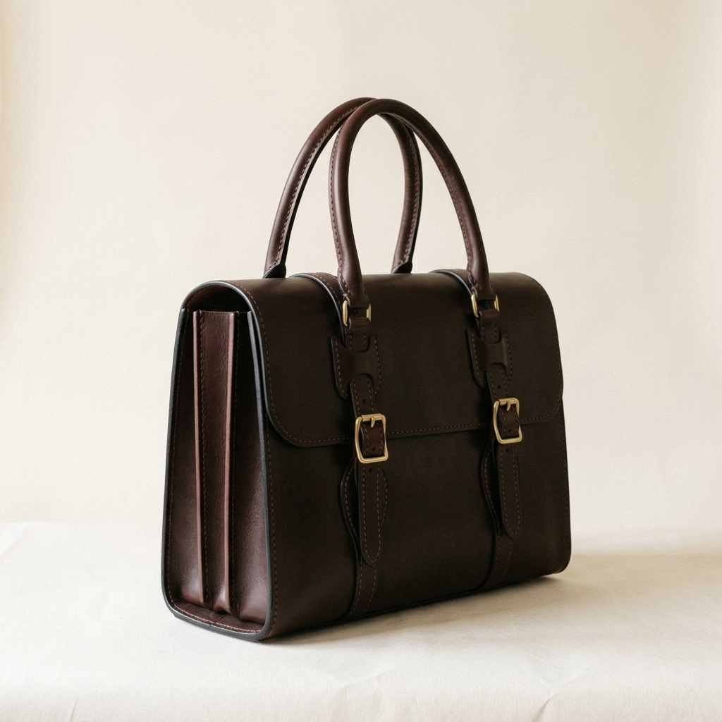 Leather Laptop Satchel